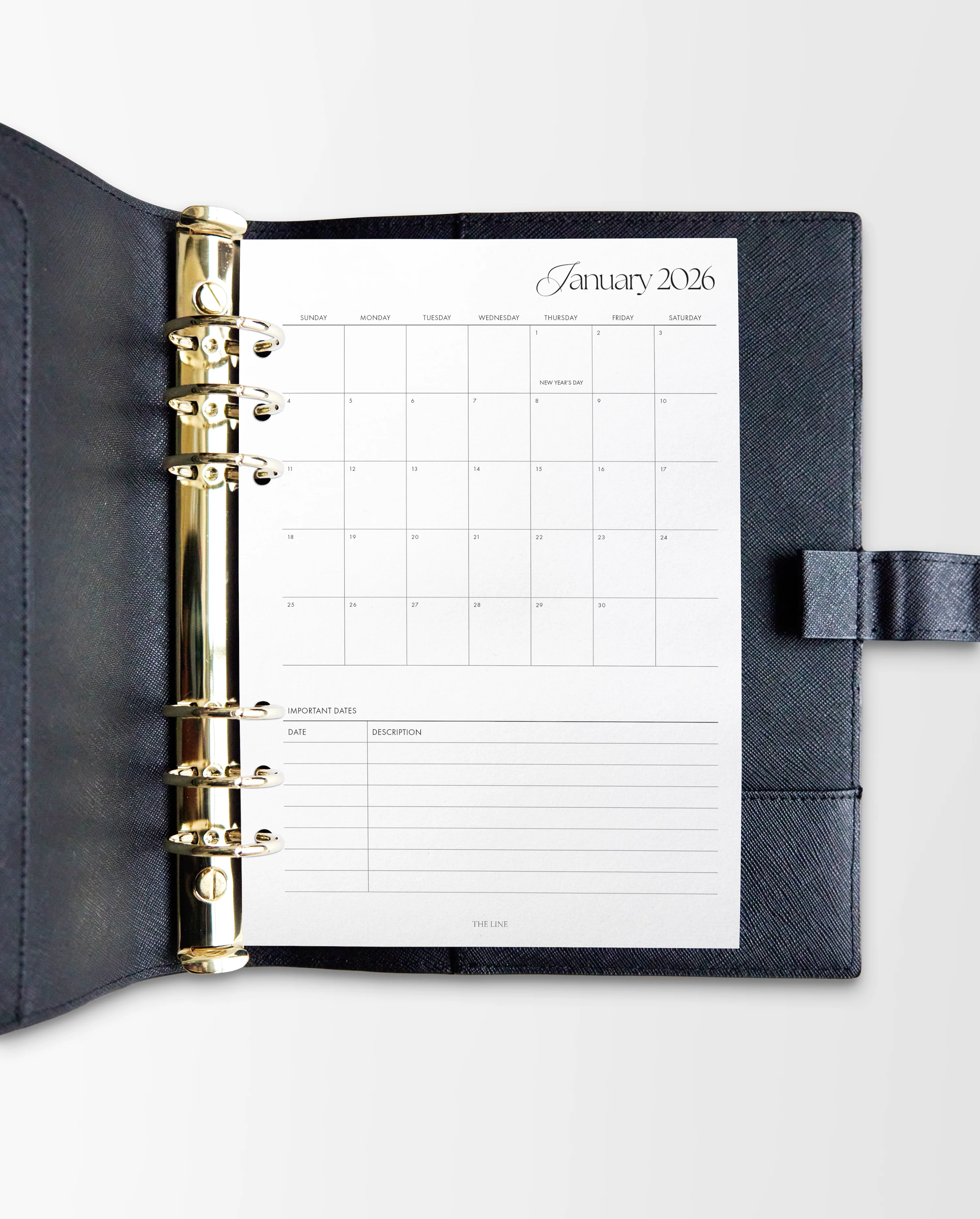 2026 Monthly Calendar & Detailed Planner Inserts (Mo2P) - Image 5