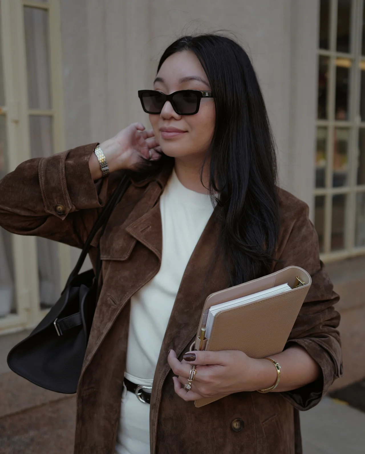 Alyssa Lenore x The Line Epi Leather Agenda | A5 size (6-Ring Planner) - Image 11