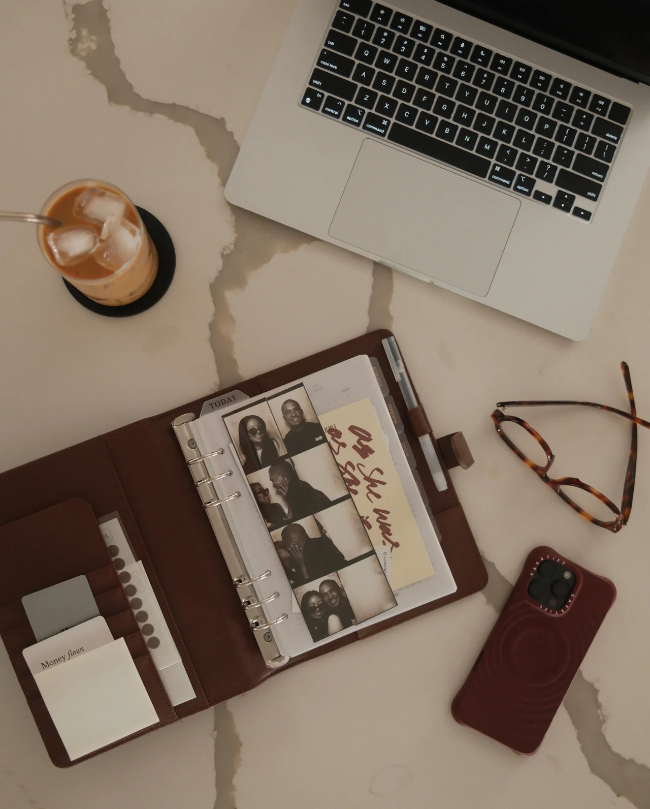 Alyssa Lenore x The Line Epi Leather Agenda | A5 size (6-Ring Planner) - Image 20