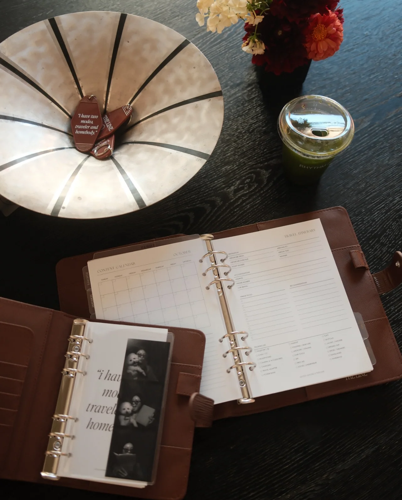 Alyssa Lenore x The Line Epi Leather Agenda | A5 size (6-Ring Planner) - Image 8
