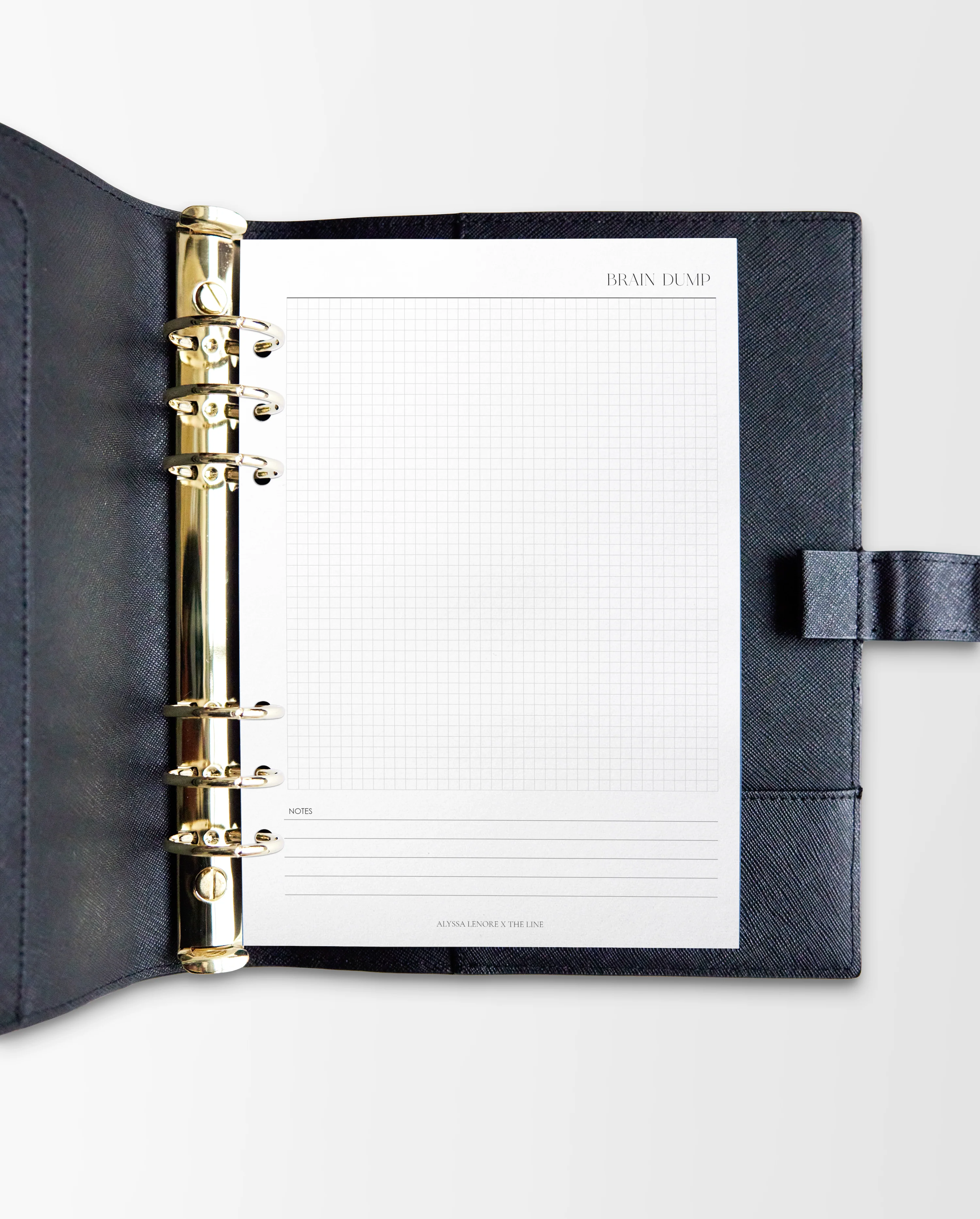 Brain Dump Grid Notes Planner Inserts | Alyssa Lenore x The Line - Image 2