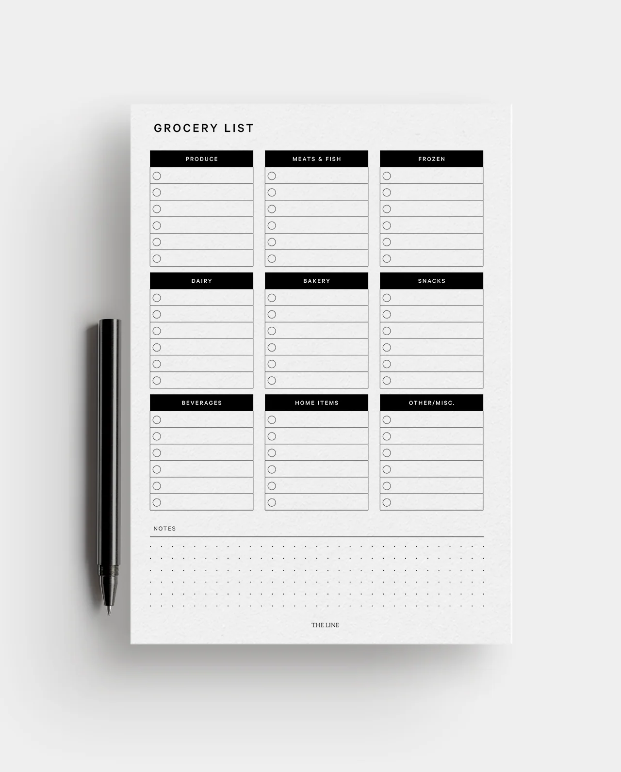 Classic Meal Planner & Grocery List Inserts - Image 3