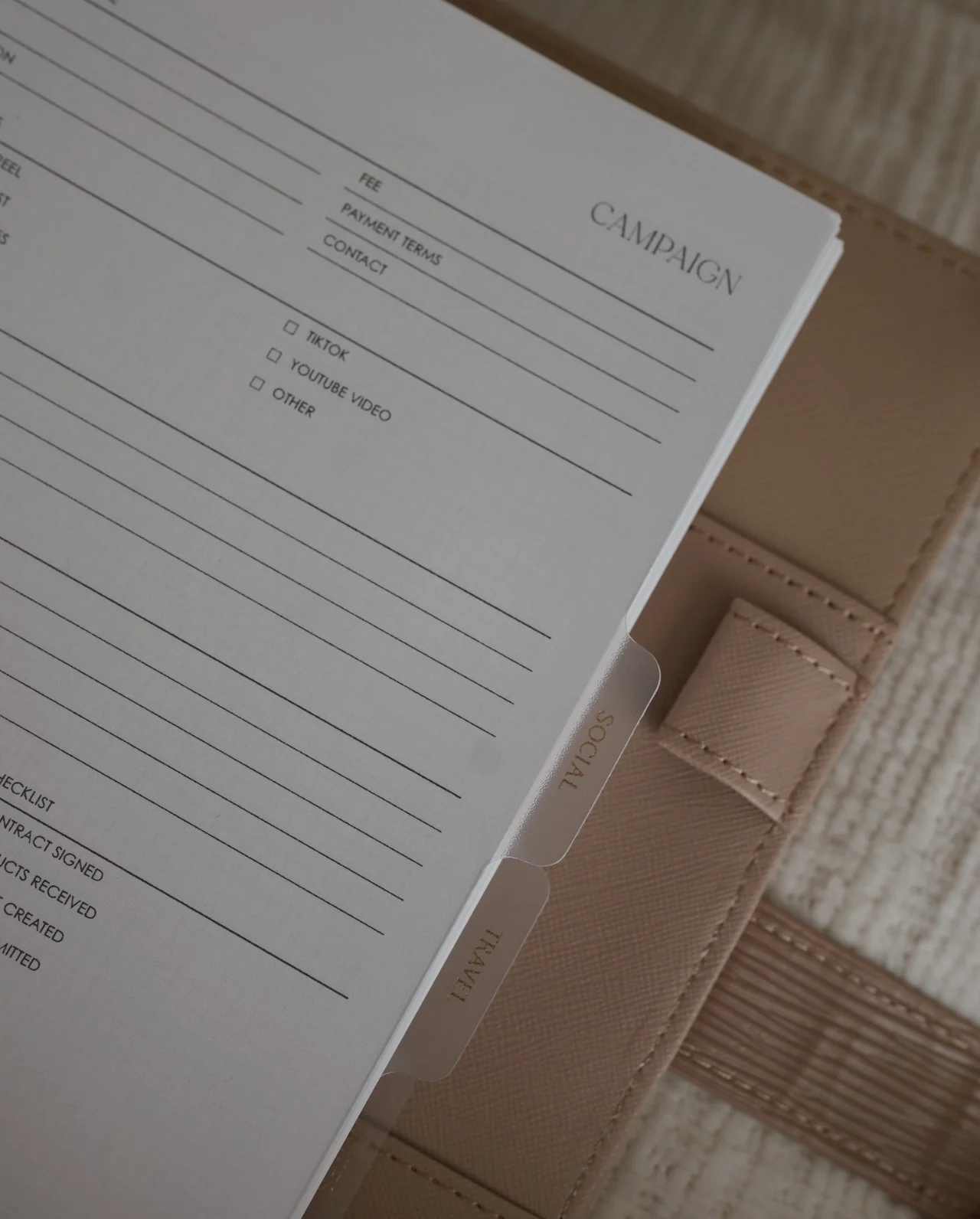Six Side Tab Planner Dividers | Alyssa Lenore x The Line - Image 4