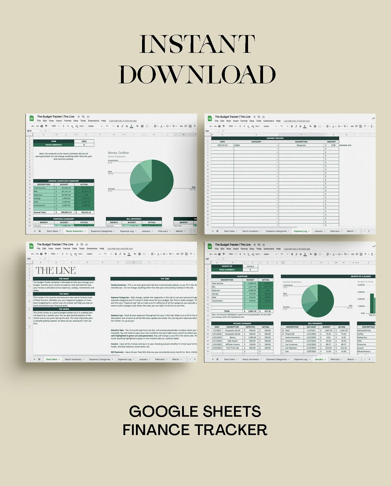 The Budget Tracker | Instant Download - Image 3