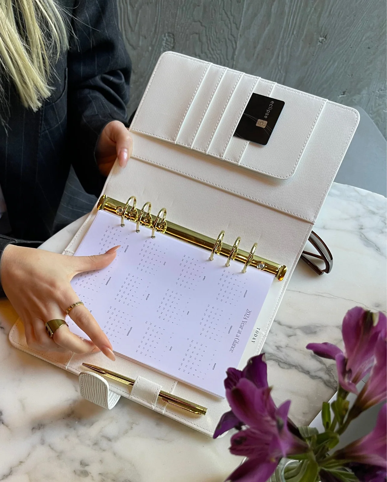 The Epi Leather Agenda | A5 size (6-Ring Planner) - Image 7