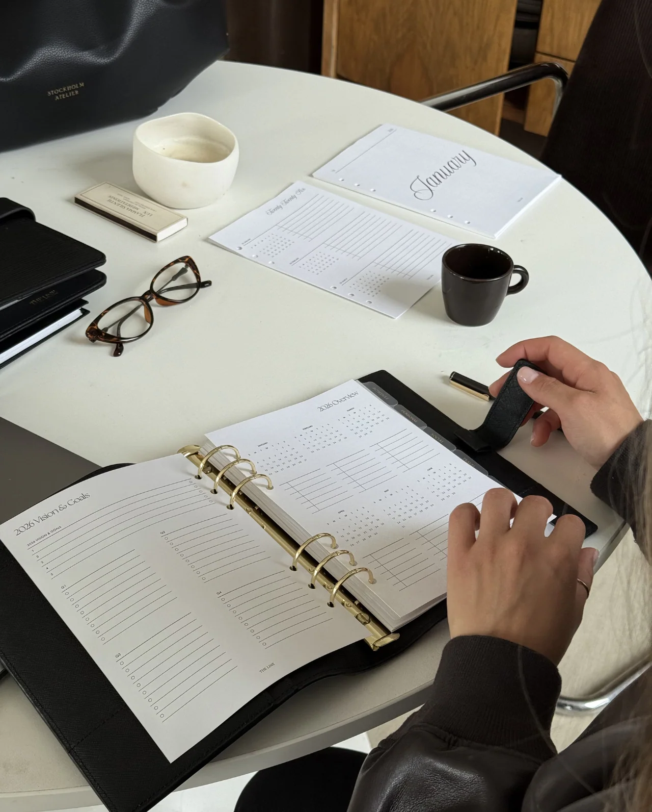 The Leather Agenda | A5 size (6-Ring Planner) - Image 9